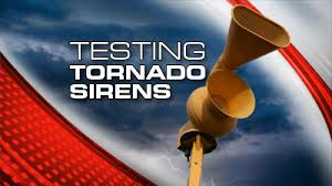 tornado siren testing